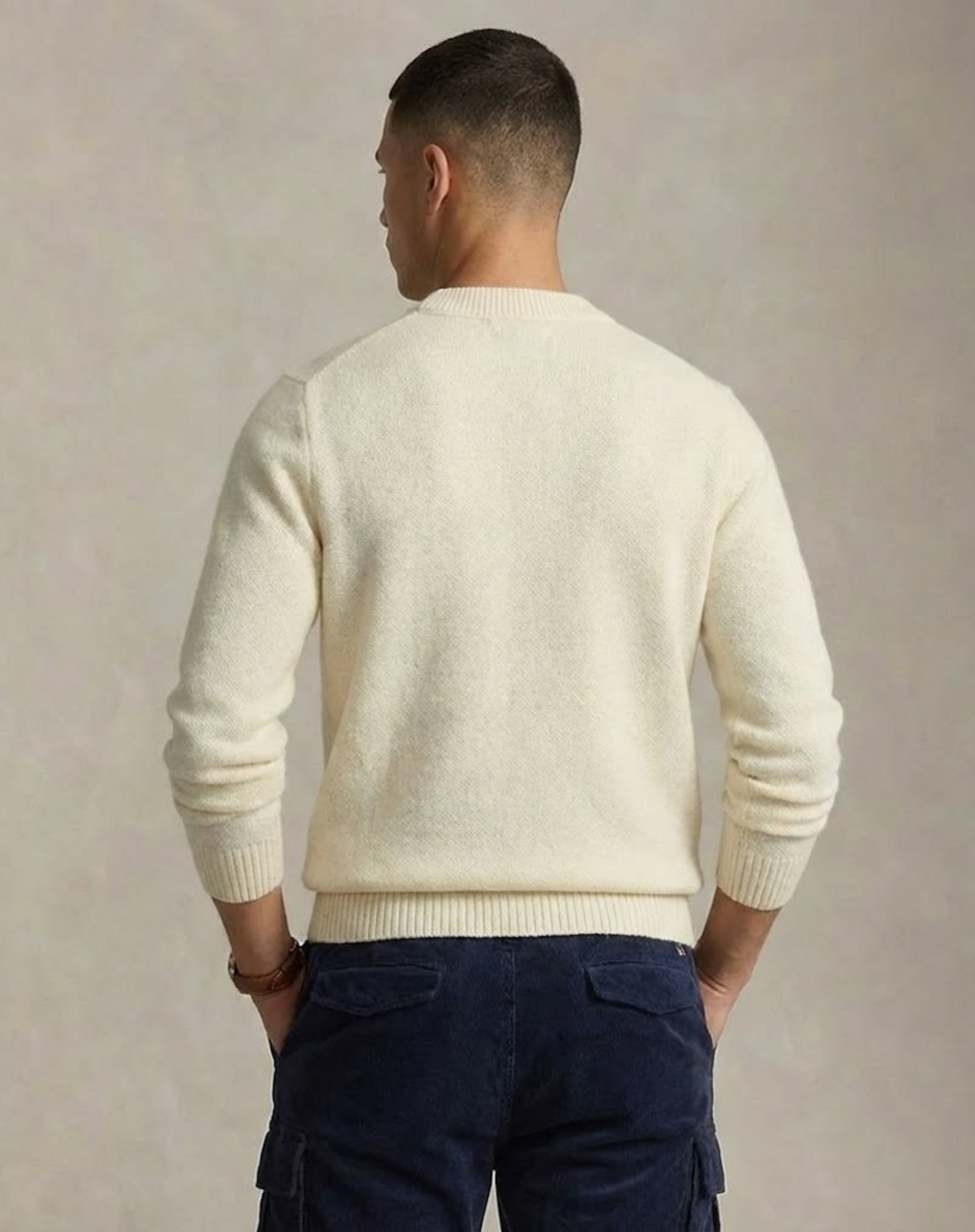 Men’s Premium Crewneck Knit Sweater