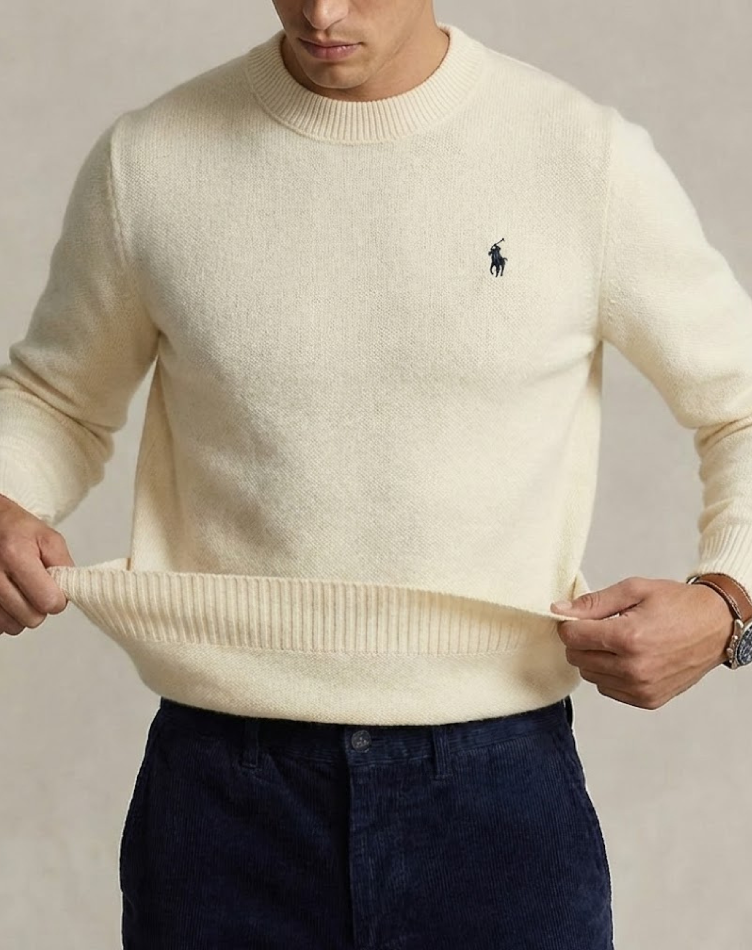 Men’s Premium Crewneck Knit Sweater