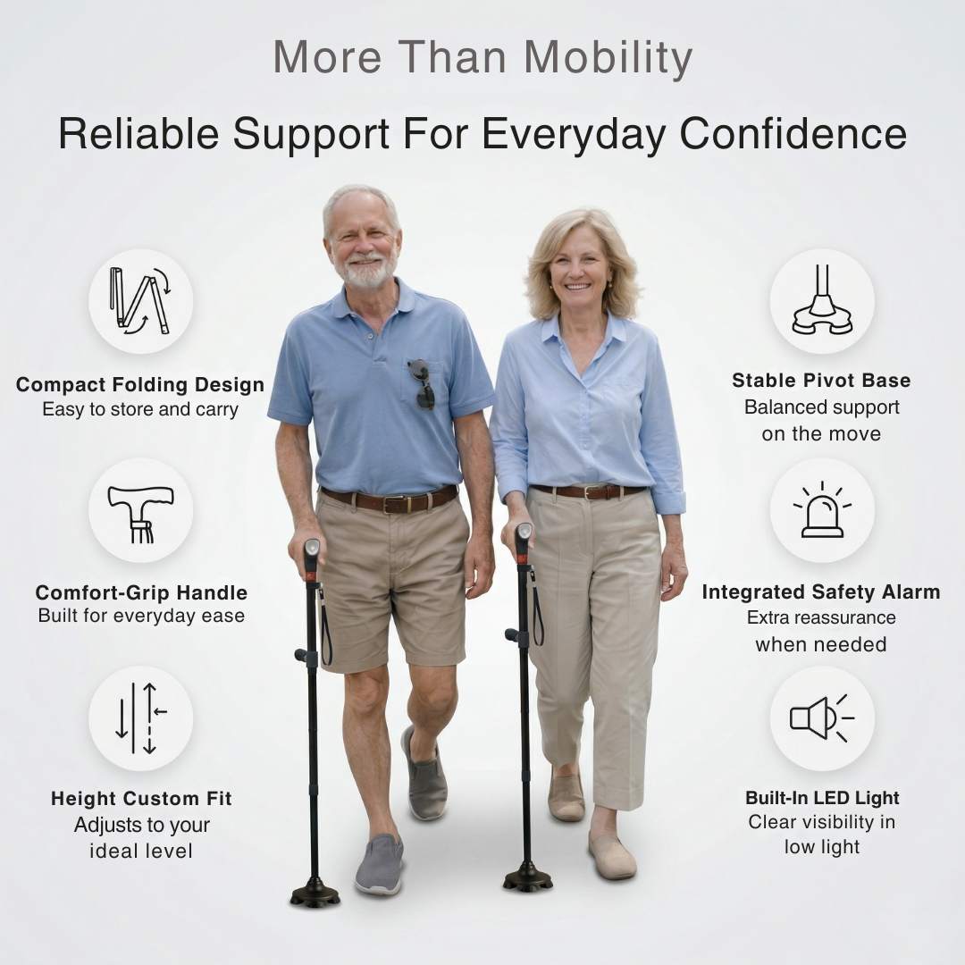 BalanceGuard Elite - Folding Cane